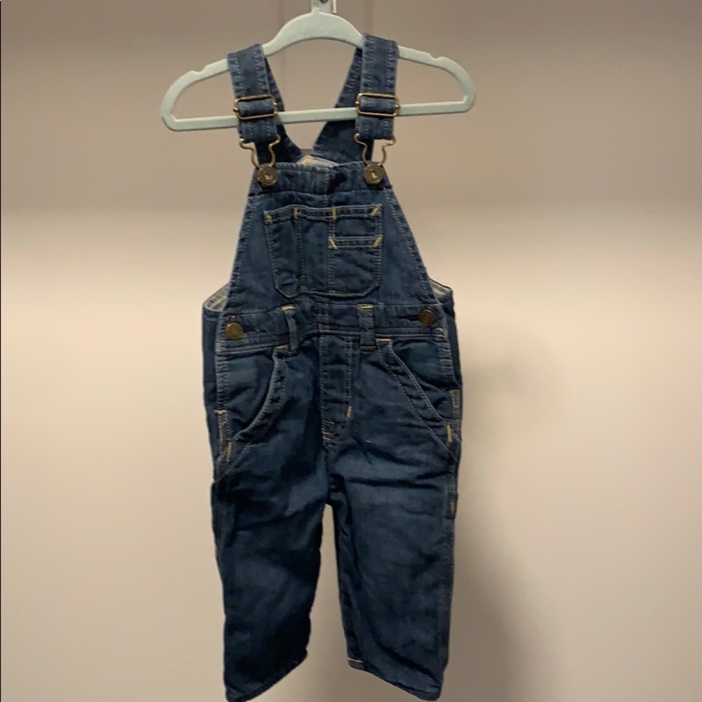 Gap Kids lined overalls